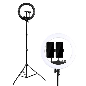 

New 14 inch LED Ring Light Photo Studio Camera Lamp Photography Video Light for Youtube Makeup Live Selfie with Tripod Holder