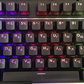

Mechanical keyboard accessories Russian key cap English and Russian dual-use keycap