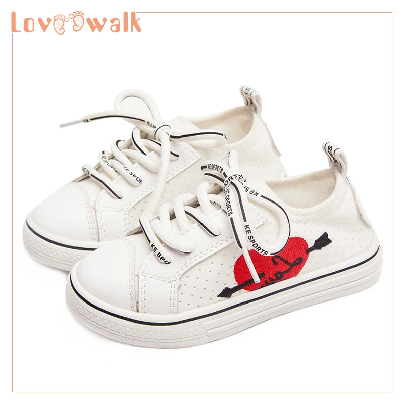 girls leather tennis shoes