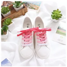 120 см цветные шнурки для обуви конфеты градиент вечерние походные ботинки шнурки тканевые шнурки вечерние походная обувь шнурки растет Радуга