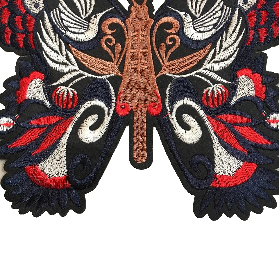 Нашивки с большими бабочками для одежды патчи вышивкой утюгом аксессуары сделай