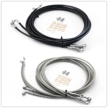 

Aftermarket Free Shipping Motor Parts 14" 15" 16" HANDLEBAR CABLE/BRAKE CLUTCH LINE/WIRE ABS For Harley Davidson 14-17 Touring