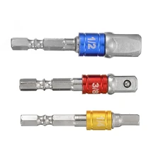 Qulaity 3 шт. 1/4 &quot3/8" 1/2 "дюймов шестигранный удлинитель ключа бар