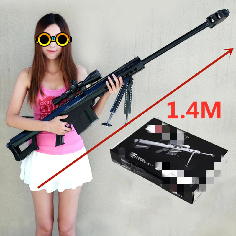 Бесплатная доставка в масштабе 1:1 M82A1 12 7 мм снайперская винтовка 3D бумажная
