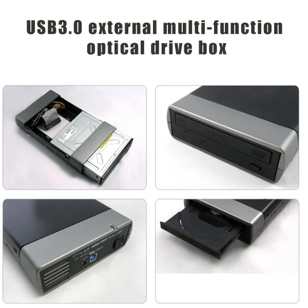  External HHD Enclosure DVD Drives Optical Drive Box Accessories for PC Computer Multifunction VDX99