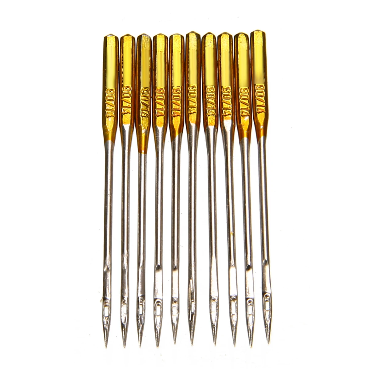 50PCS Home Sewing Machine Needle Regular Ball Point 90/14 No.14 For Singer 