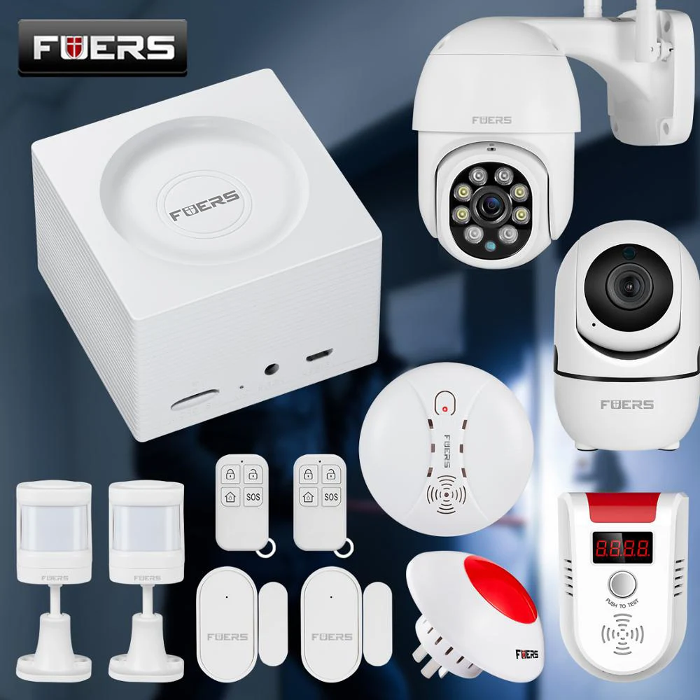 Умная домашняя система охранной сигнализации Fuers G95 Беспроводной Wi Fi GSM