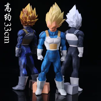 

SMSP Big Size Special Anime Paint Color 13" 33CM Dragon Ball Z Super Saiyan The Vegeta PVC Action Figure Collection Model Toy