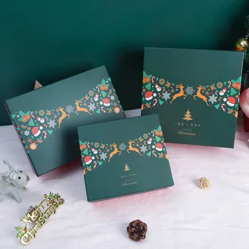 

christmas decorations for home gift bag подарки на новый год packaging gift box candy scarf glove упаковка коробка подарочная