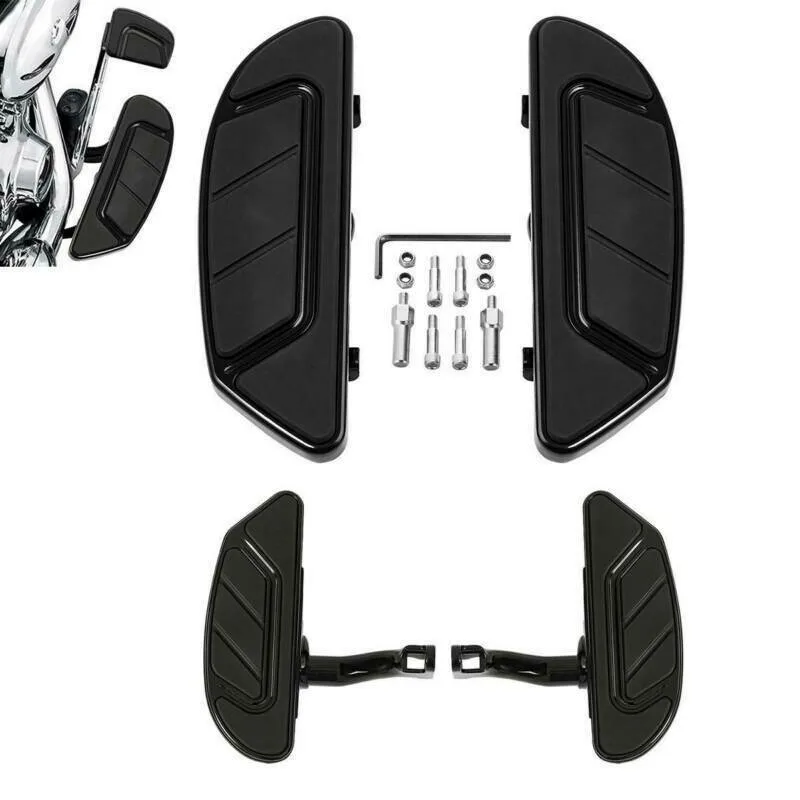 Motorcycle Driver Passenger Floorboard For Harley Touring Softail Trike CVO Road King Street Glide FLHTK FLHX FLTR 93-UP Airflow |