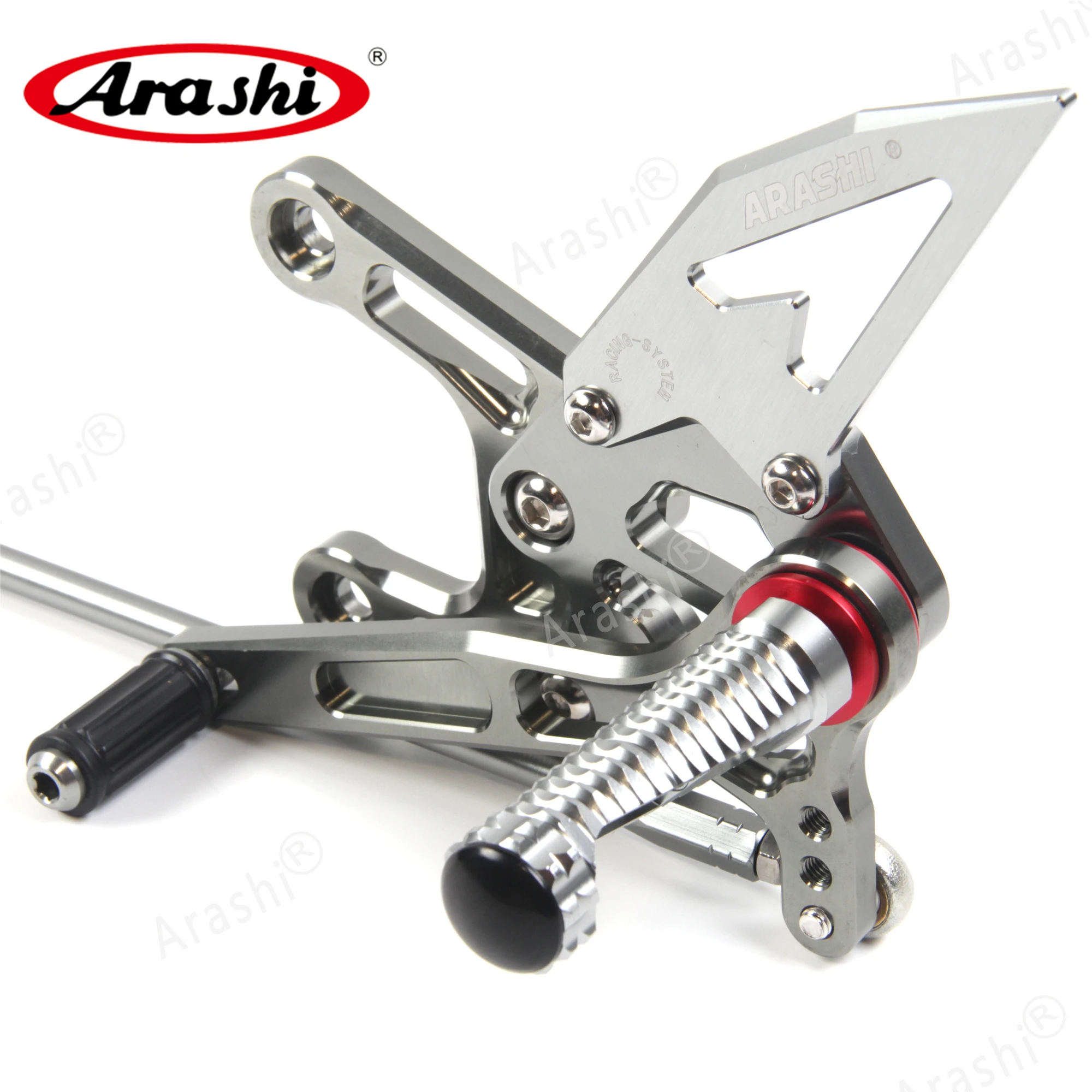 Араши ЧПУ Регулируемая подножка для KAWASAKI ZX-10R 2004- подножки Rearset ниндзя ZX10R ZX 10R 2010 2011 2012 2013