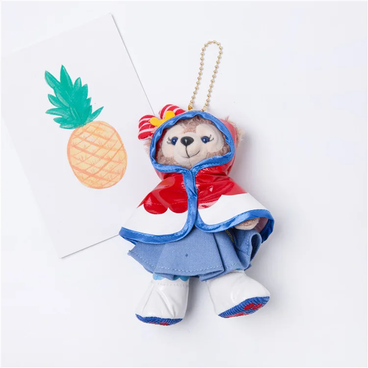 1 шт., Duffy Bear, новинка, друзья, stellalou, плюшевые игрушки, плащ, серия, балетный кролик, Маленькая подвеска, 14 см, 4 вида, WJ01
