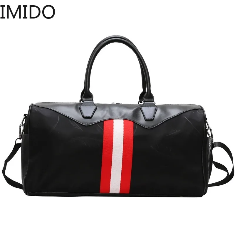 

IMIDO Travel Bag New Large Capacity Hand Luggage Oxford Waterproof Fitness Bag Men and Women Simple Business Boarding Bag