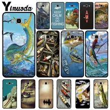 Yinuoda Vistuig Vis Kleurrijke Smart Cover Telefoon Case Voor Samsung J6 2018 J7 2018 J4 2018 J2 PRIME J2 pro J4 puls(China)