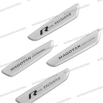 

Lsrtw2017 Zinc Alloy Car Inner Door Logo Mark Decorations for Volkswagen Passat B8L B7 2012 2013 2014 2015 2016 2017 208 2019