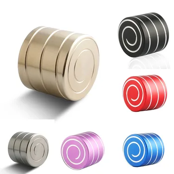 

Outdoors Men Mini Hypnosis Rotary Gyro Fingertip Toy Fidget Spinner Cube Desktop Top Finger Venting Decompression Alloy Gifts
