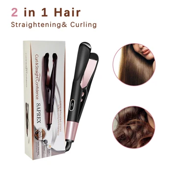 

New Spiral Twist Straightener Rotary Bevel Twist Automatic Curling Rod Wave Electric Hair Treatment Temperature Control Splint