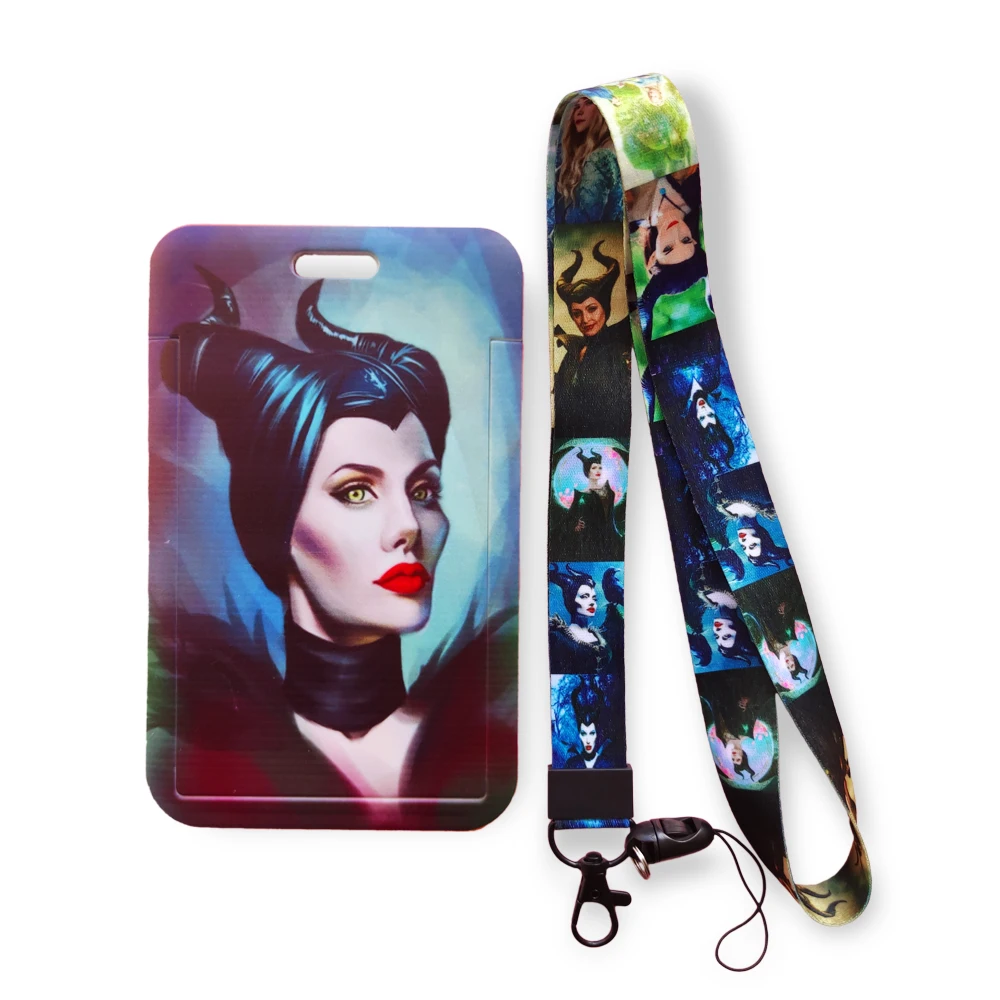 Брелок для ключей Disney Maleficent женщин брелок идентификационной Карты аксессуары |