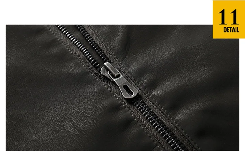 KIOVNO Men Winter Pu Leather Jacket Coats Fleece Lined Motorcycle Embroidery Jackets Outwear For Male Size M-3XL Windbreak  (10)