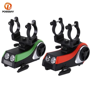 

POSSBAY Multifunction Motorcycle Bicycle Cycling Audio Player Bike Light Cellphone Holder Motorcycle Radio Sound Stereo Speakers