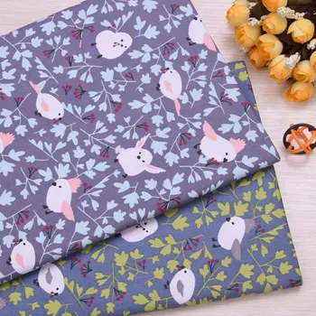 

New DIY Sewing Patchwork Quilting Handmade Baby Home Decor Textile Bedding Blanket Sheets Tissus Tilda Birds 100% Cotton Fabric