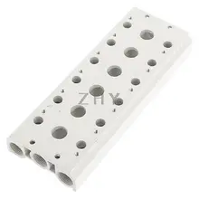 3/" PT внутренняя резьба 6 строк коллектор пневматический соленоидный воздушный клапан база