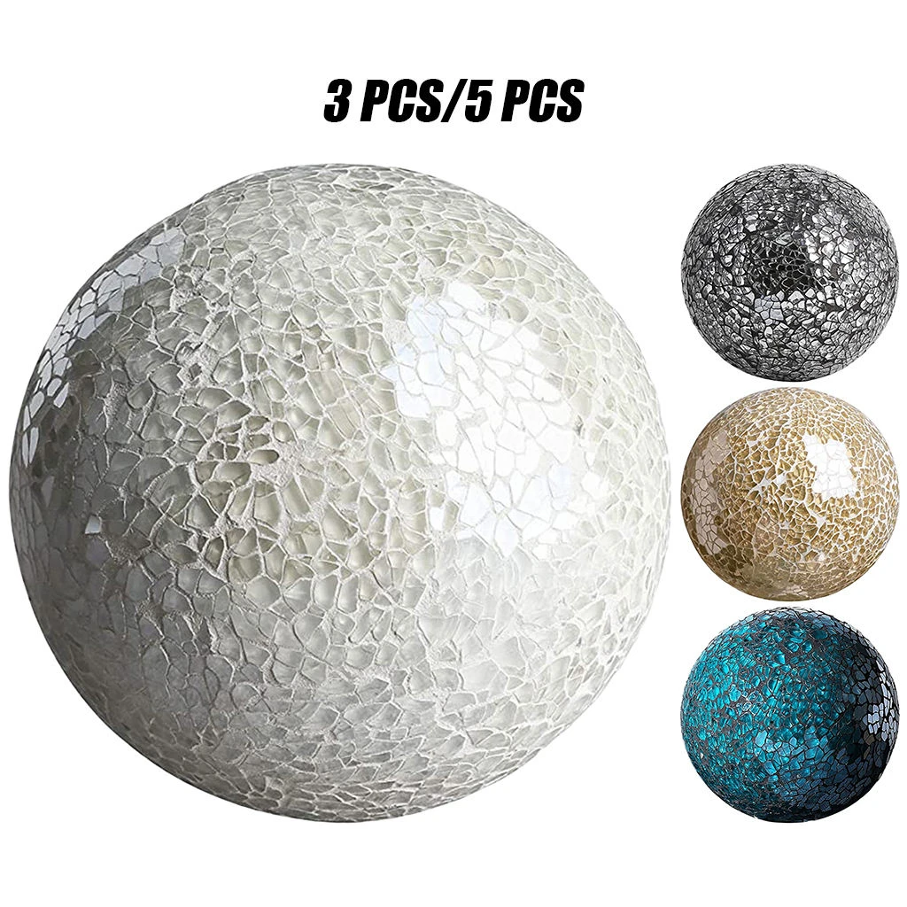Juego de bolas esféricas de mosaico de 3,15 pulgadas, centros de mesa, cuencos, globo de cristal bola decorativa para adornos, decoración de de comedor para el hogar|Bolas decorativas| - AliExpress