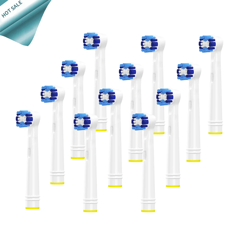 

12PCS replacement Brush Heads for Oral-B pro 5000,6000, 6500, MicroPulse Bristles for Deep Cleaning Between Teeth