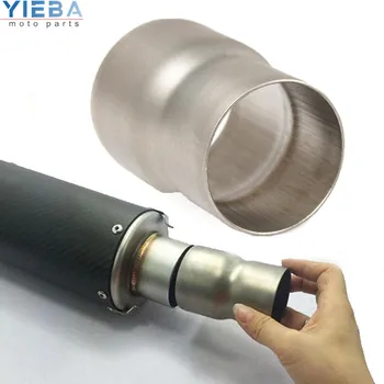 

Hot-selling Universal Motorcycle Exhaust Echappement Moto 51-60MM Exhaust Pipe Adapters For Honda CBR1000RR S1000RR Ninja250 R6