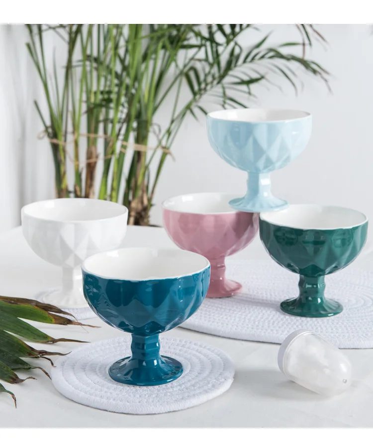 CHANSHOVA креативный керамический Кубок для мороженого чаша для молочного коктейля миска для йогурта миска для десерта миска для супа миска для овсяной каши чаши керамическая чаша