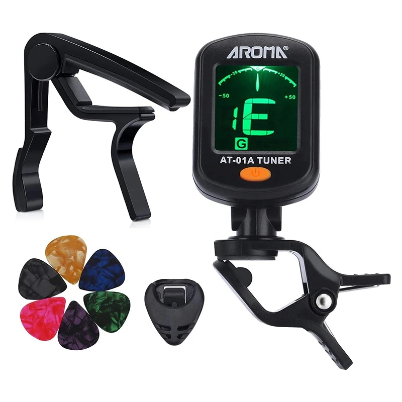 Capo Tuner For Acoustic Guitar - Capo Guitar Capo Rosewood Capo With Guitar Tuner Clip On Tuner For Acoustic Guitar And More Talkingbread Co Il