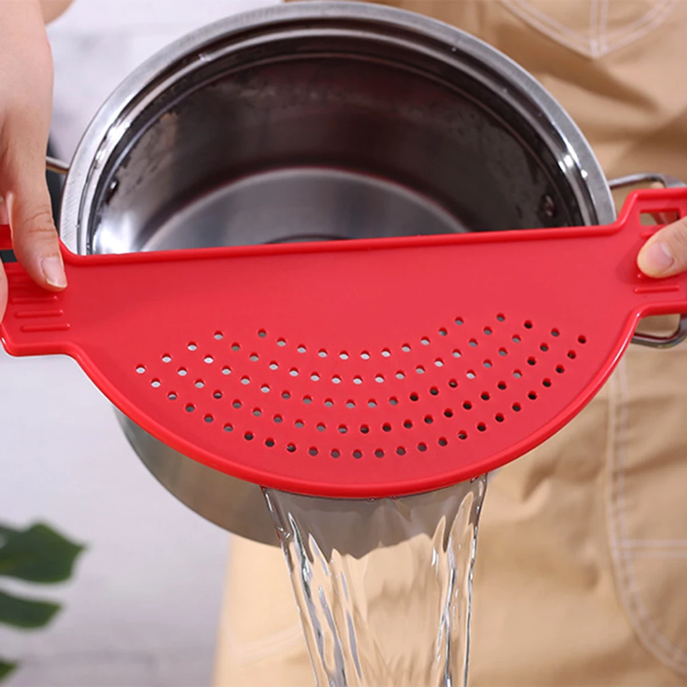 Кухонный слив силиконовая кастрюля боковая сушилка для посуды бытовой фильтр для воды лапша протекающая кухонные принадлежности
