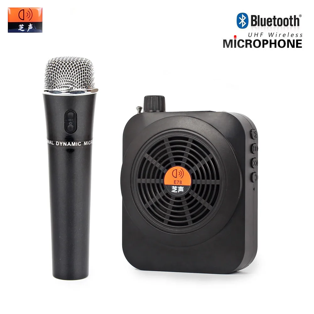 BLUETOOTH-динамик беспроводной микрофон громкий динамик усилитель голоса бустер