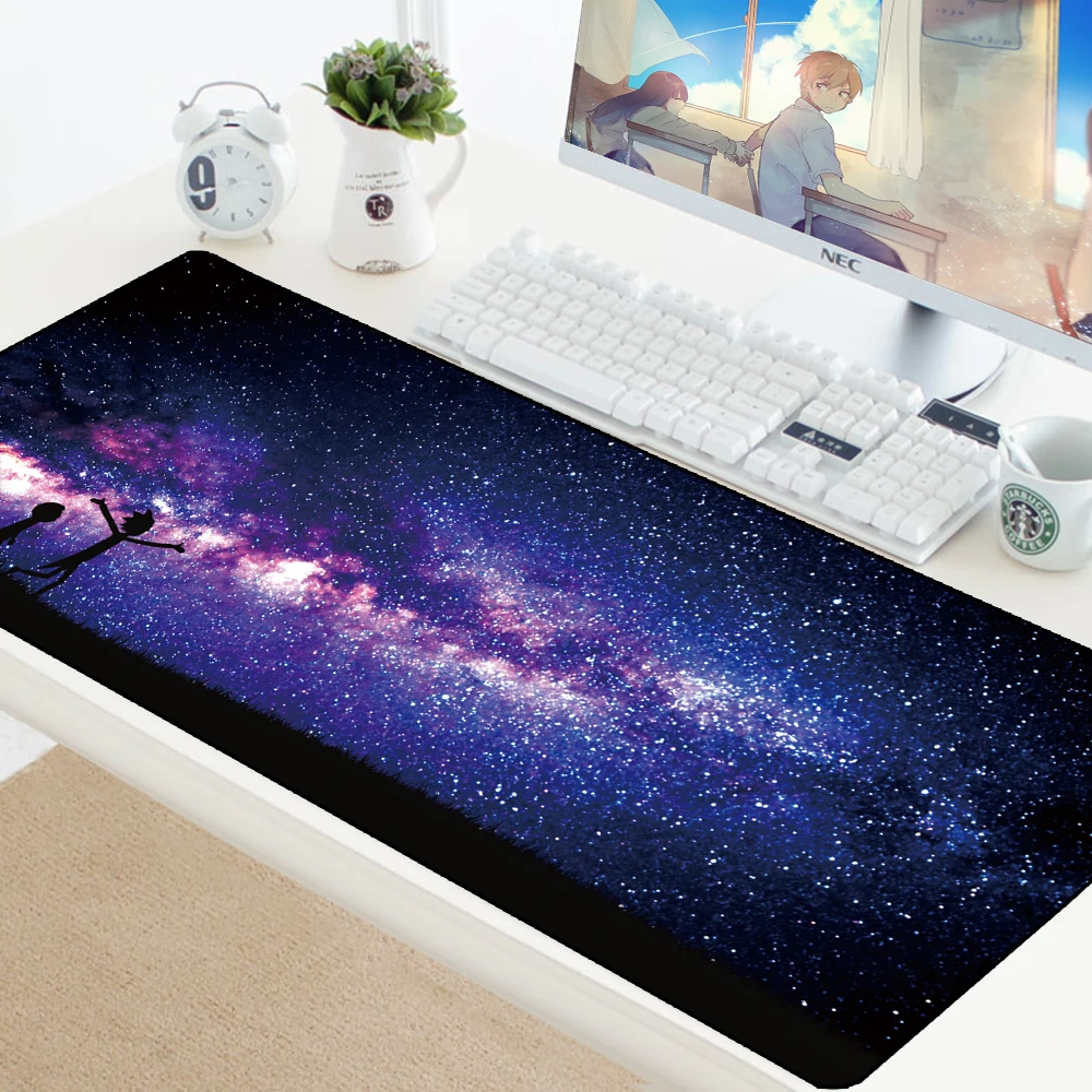 

Rick And Morty Mouse Pad Anime Anti-slip Rubber Laptop Mat Desk Table Mousepad Gamer Laptop Large Gaming Padmouse xl for Mouse