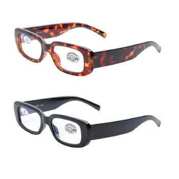 

2PCS Blue Light Blocking Reading Glasses, 0-+3.00, Computer Gaming Reading Glasses Anti Eyestrain UV400 Glare Blocking Headache