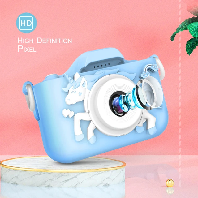 Mini cámara de juguete educativa para niños, cámara Digital de regalo de cumpleaños, 1080P 2