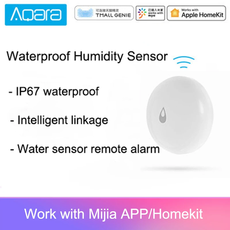  Original Aqara IP67 Waterproof Humidity Sensor Smart Home Water Sensor Remote Alarm APP Control - 32976606242