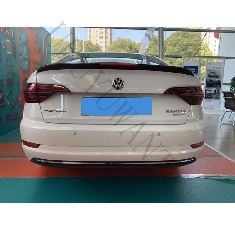 

For VW Jetta Spoiler High Quality ABS Material Car Rear Wing Primer Color Rear Spoiler for Volkswagen Jetta Spoiler 2019