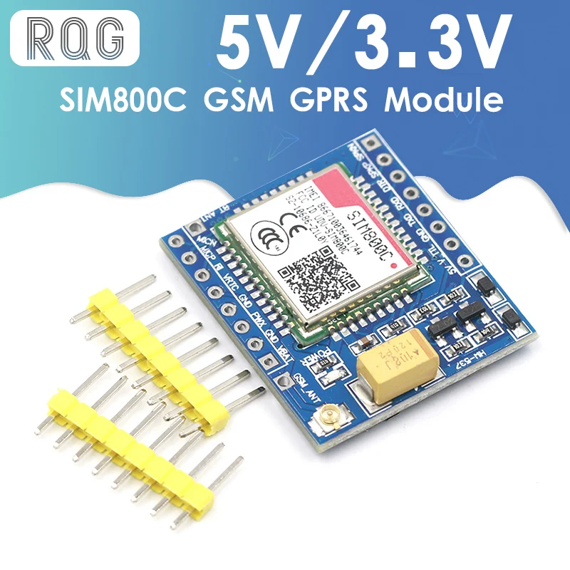 SIM800C GSM/GPRS модуль 5V/3 3 V TTL макетная плата IPEX с Bluetooth и TTS для Arduino STM32 C51 | Обустройство