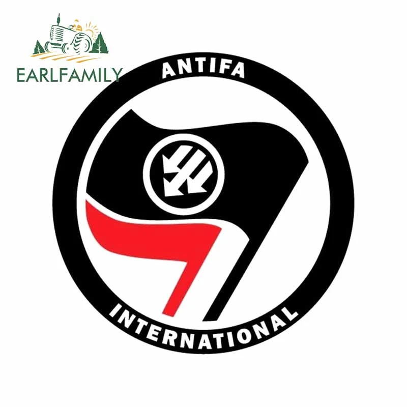 Earlfamily 13cm X 12 8cm For Antifa International Symbol Surfboard Car Stickers Anime Personality Decal Scratch Proof Graphics Car Stickers Aliexpress