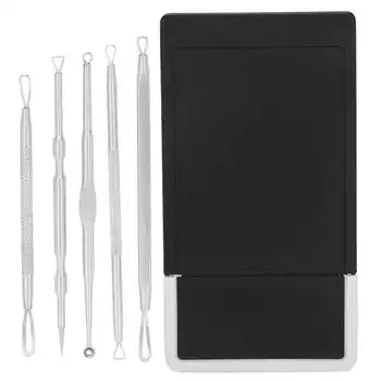 

Ultrasonic Face Cleaning Face Tools Stainless Steel Double Head Pimples Acne Removal Blackheads Extractor Needles