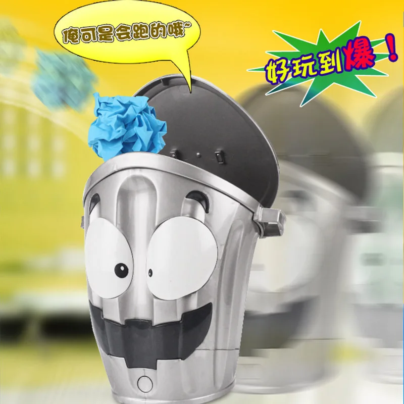 

Out of His Sight Garbage Can Toy Fun Electric Crazy Garbage Can Toy Garbage Compartmental Toy Hot Selling