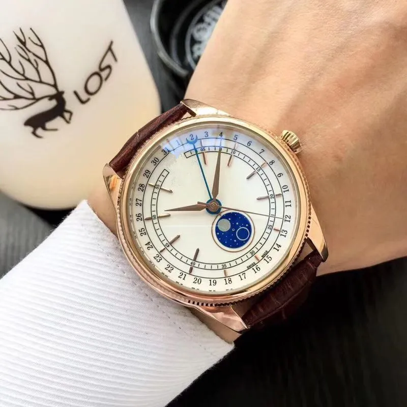 WG09378 мужские часы Топ бренд подиум роскошный европейский дизайн автоматические механические часы