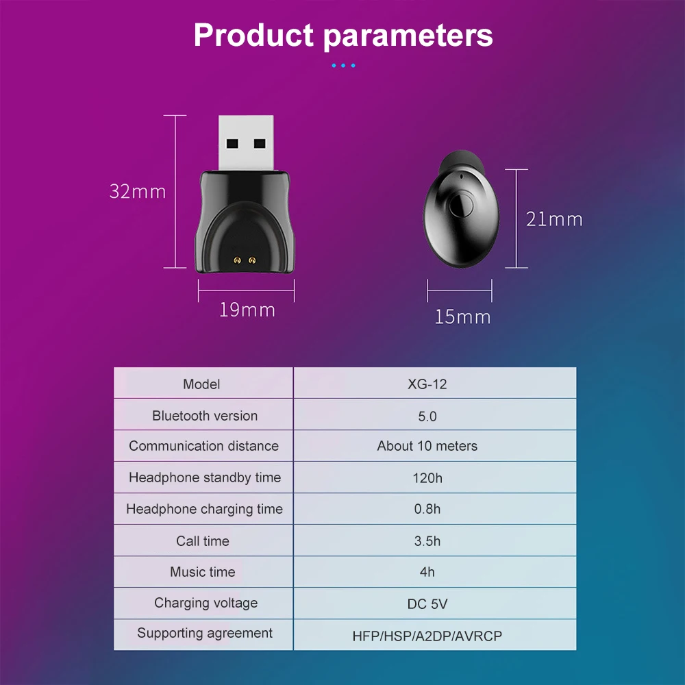 XG-17 TWS Bluetooth гарнитура мини беспроводные наушники BT5.0 спортивные стерео наушники с микрофоном для IPhone samsung IOS