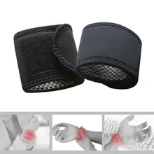 1 шт. самонагревающийся магнит поддержка запястья Скоба защита зимний теплый браслет турмалин браслет черный