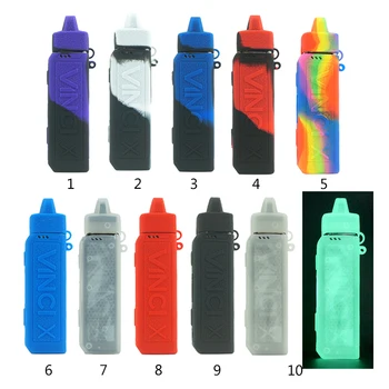 

High quality New arrival replacement silicone case cover protector for VOOPOO VINCI X Pod Kit 10 colors