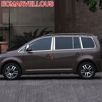 

Window Door Automobile Modified Chromium Car Styling Protecter Covers Bright Sequins 05 06 07 08 09 10 FOR Volkswagen Touran