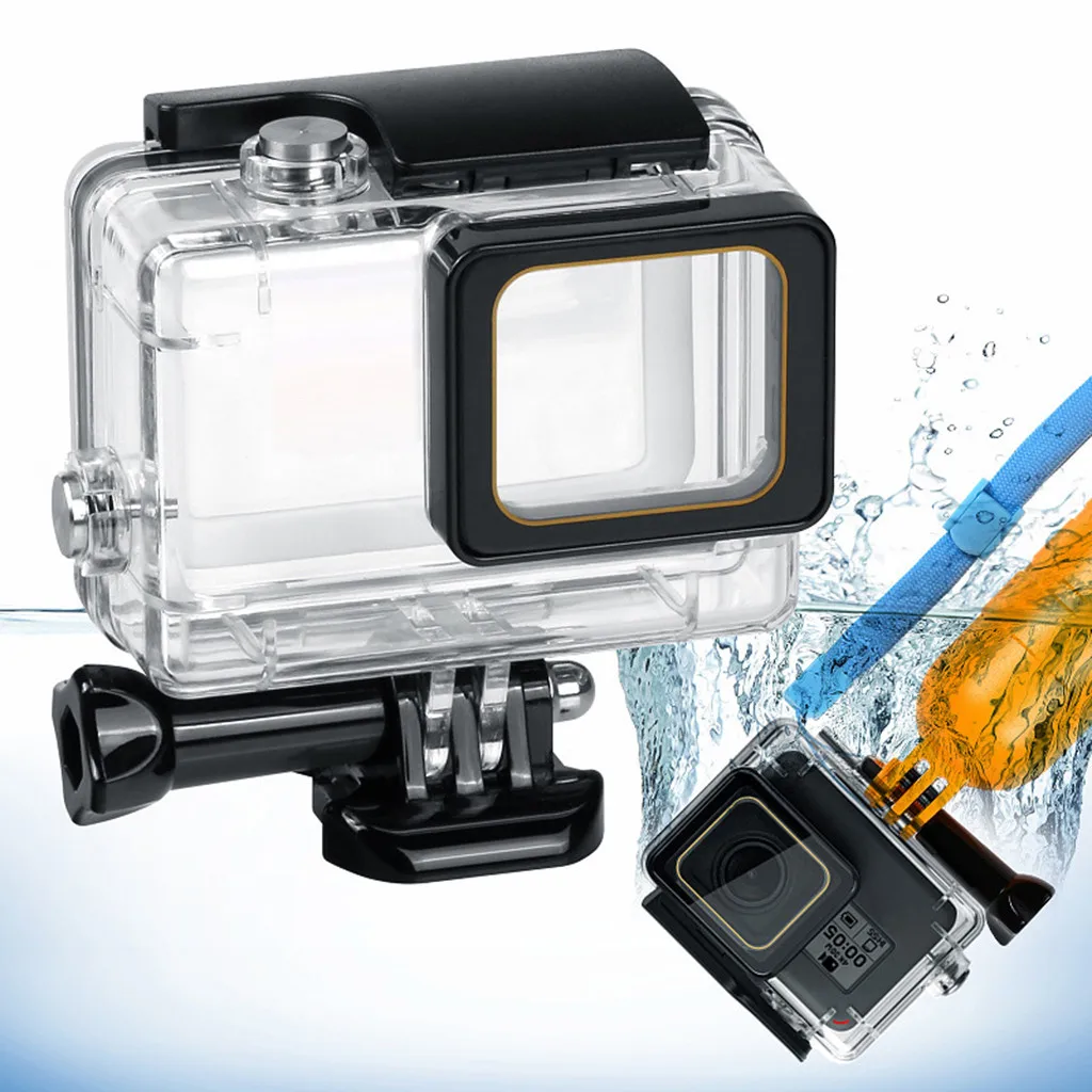 45 м водонепроницаемый корпус чехол для Gopro 5 Дайвинг защитный чехол подводный водонепроницаемый корпус Shel велосипед аксессуары