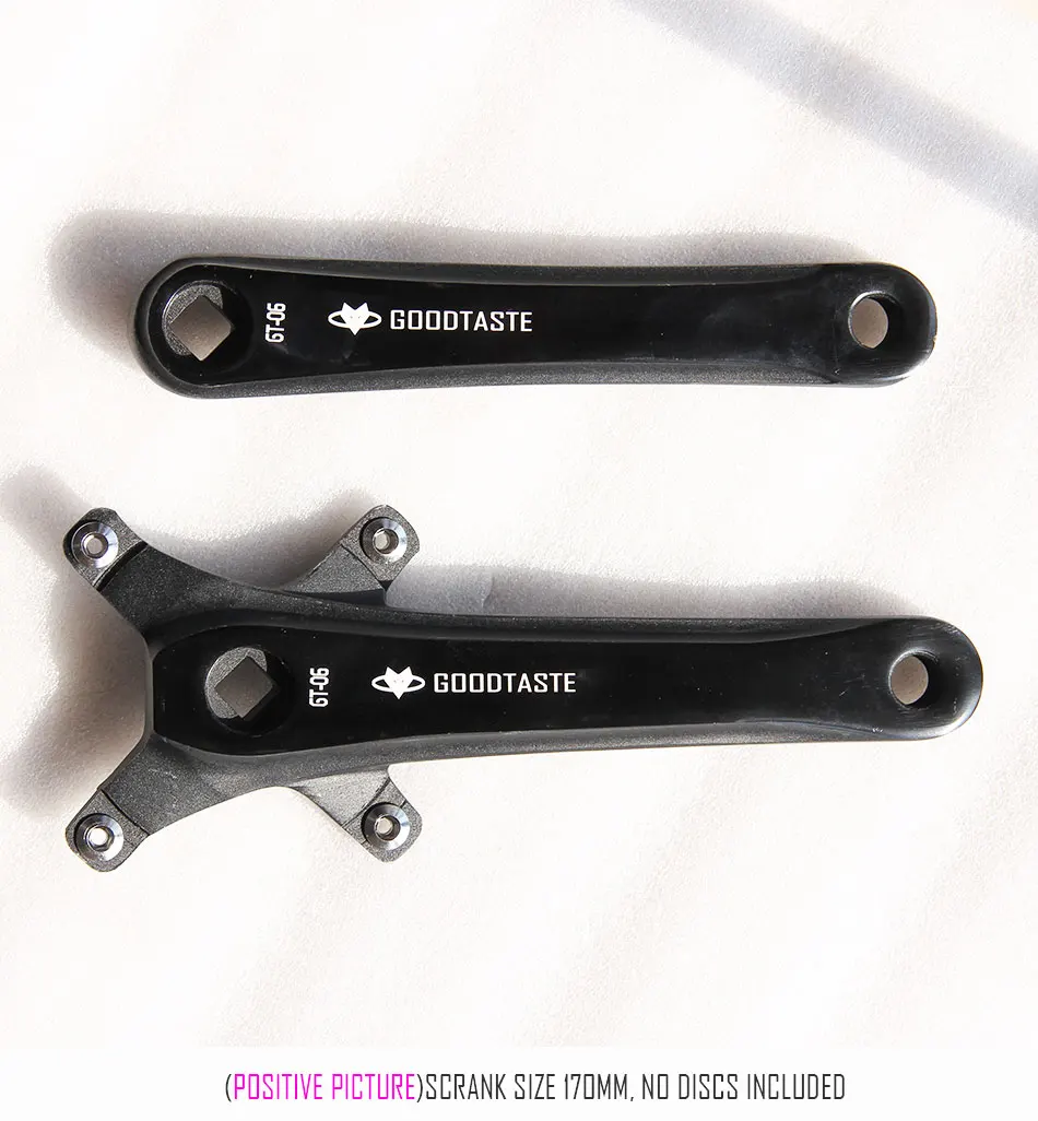 RACEWORK Fahrrad kurbel kettenblatt 104BCD MTB велосипед Kurbel алюминиевый Legierung Mit Boden Kurbel 170 мм platte rot 32T 34T 36T 38T