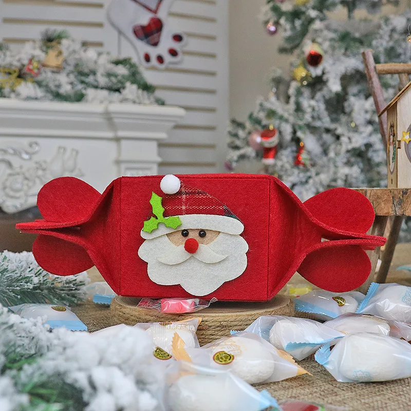 

Xmas decoration Christmas Candy Party Gift Bag Decorations Xmas Storage Packing Wrapper Supplies home decorations for christmas